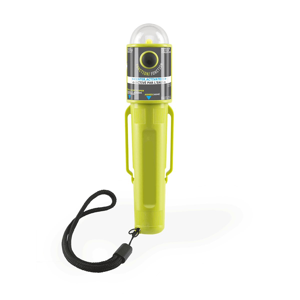 ACR Electronics Man Overboard Locator, C-Strobe H20, 120 Hours Operational Life, 1.38 in Width x 1.2 in Depth x 5.56 in Height - 3964.1