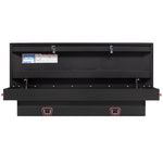 Weather Guard Tool Box, Textured Matte Black, Aluminum, 20 in Length x 62 in Width x 13 in Height - 154-52-04