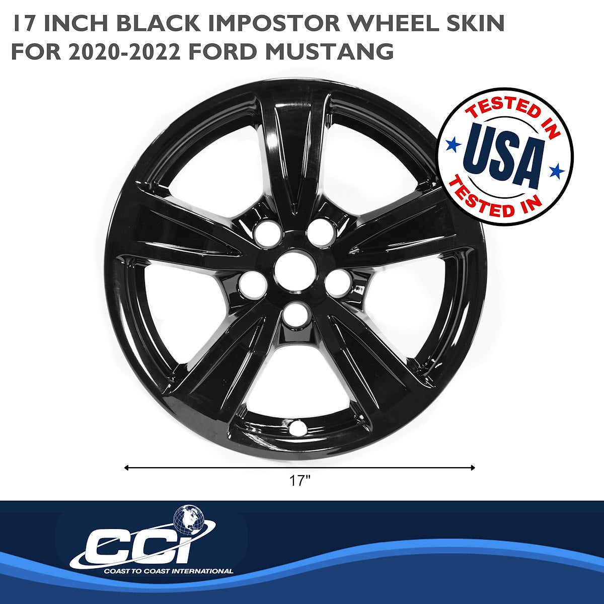 Coast2Coast Wheel Skins & Styled Wheel Covers IMP474BLK product image 2