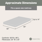 Lippert Bed Sheet, Fits Up To 14 in High Mattress - 2024121147