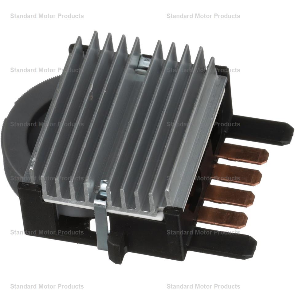 Standard Motor Eng.Management Instrument Panel Dimmer Switch, 4 Male Blade Terminals, Black - DS-833