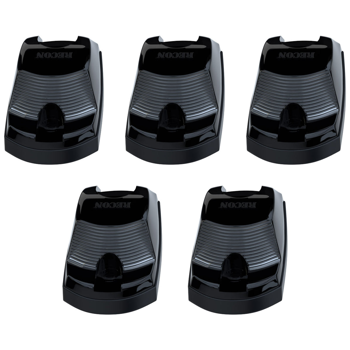 Recon Accessories Roof Marker Light, OLED Running Lights, Set Of 5 - 264342BKHPAM