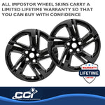 Coast2Coast Wheel Skins & Styled Wheel Covers IWCIMP418BLK product image 4