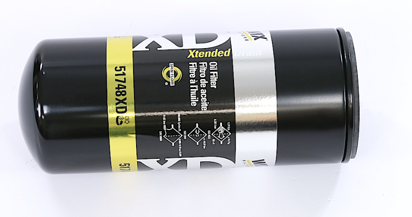 WIX Filters Oil Filter, Spin-On, 11.364 in Height x 4.668 in Outer Diameter Top, 35 Micron Element - 51748XD
