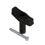 Dometic Roof Vent Lift Arm Knob, For 4000R/5000 RBT/8000 Series Fan-Tastic Roof Vent, Black - K1140-09