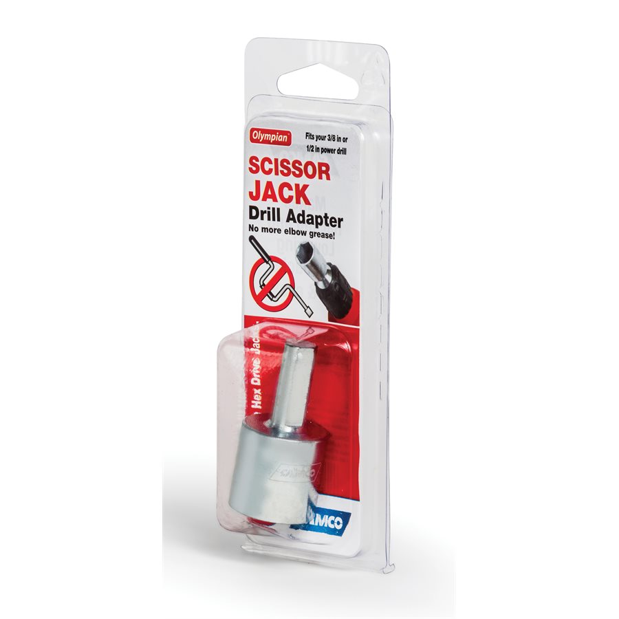 Camco Camper Jack Crank Drill Bit Adapter, 3/4 in Socket - 57363