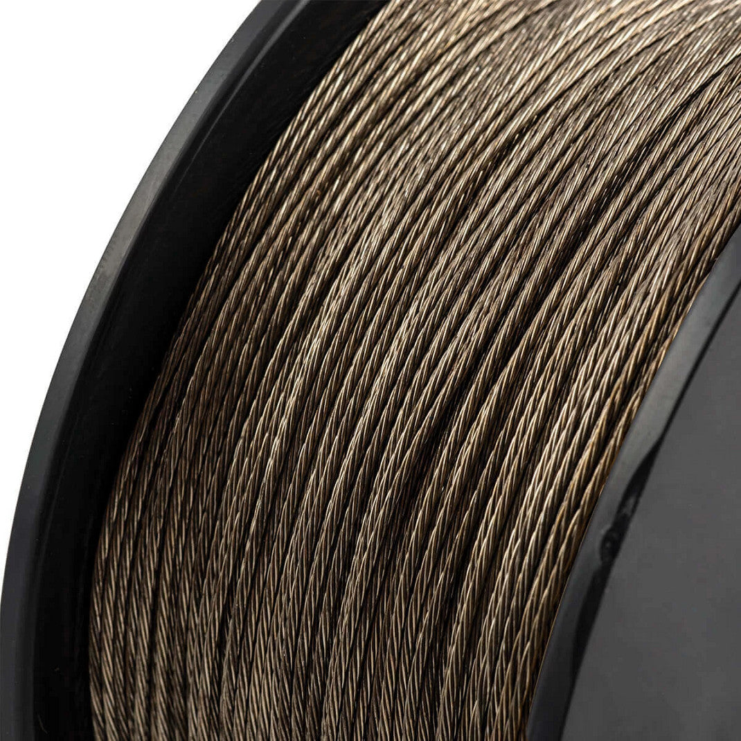 Cannon Downrigger Cable, Braided 316 Grade Stainless Steel, 400 ft Length, 150 lb Rated - 2215397