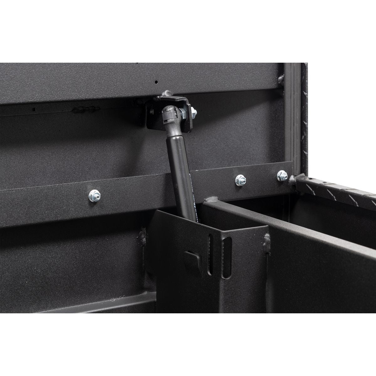 Weather Guard Tool Box, Textured Matte Black, Aluminum, 20 in Length x 62 in Width x 13 in Height - 154-52-04