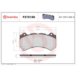 Brembo Brake Pads P37018N product image 7