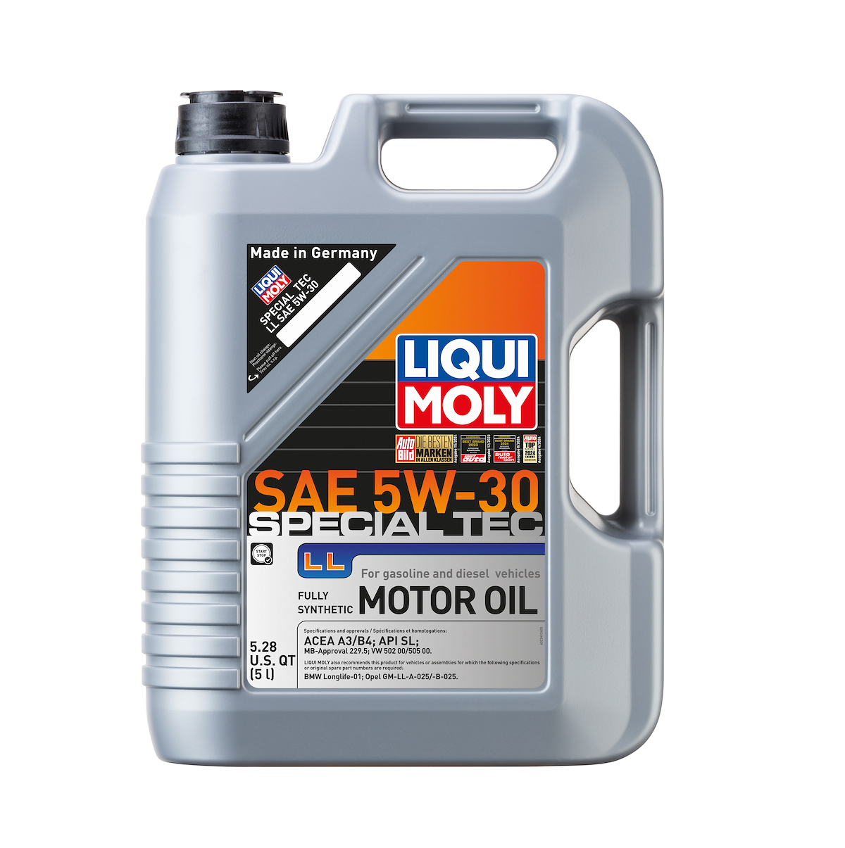 Liqui Moly Oil, SAE 5W-30, 5 Liter Jug - 2249