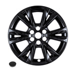 Coast2Coast Wheel Skin, 18 in, 6V Spokes, Gloss Black, Set Of 4 - IMP518BLK