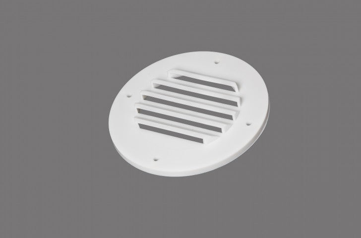 MTS Products Battery Box Vent, White, 4-1/2 in Diameter - 312