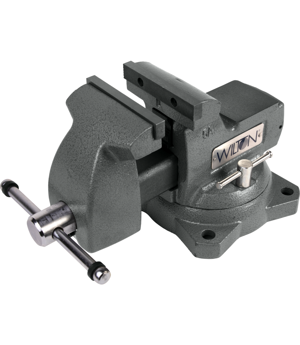 Wilton Tools JPW Industries Vise, 5-1/4 in Jaw Opening, 5 in Jaw Width, 3-3/4 in Throat Depth - 21400