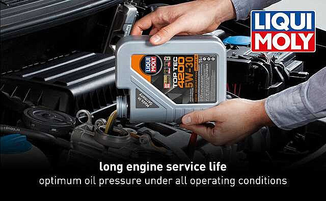 Liqui Moly Oil, Top Tec 4200, SAE 5W-30, 1 Liter Bottle - 2004