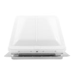 Camco Roof Vent, For 14 in x 14 in, White, Aluminum Base With Plastic Cover - 40480