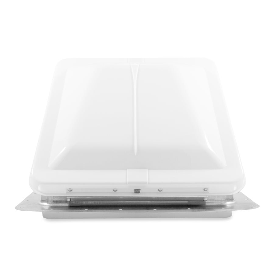 Camco Roof Vent, For 14 in x 14 in, White, Aluminum Base With Plastic Cover - 40480
