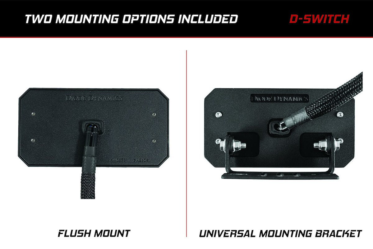 Diode Dynamics Switch Panel, 8 Switch Panel, Black, Aluminum Casting/ASA Plastic - DD8373