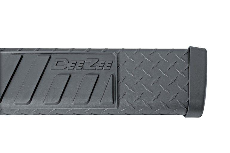 Dee Zee Nerf Bar, 6 in Oval Straight, Black, Aluminum - DZ16401