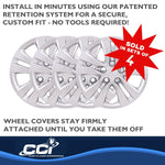 Coast2Coast Universal Wheel Covers 54816S product image 5