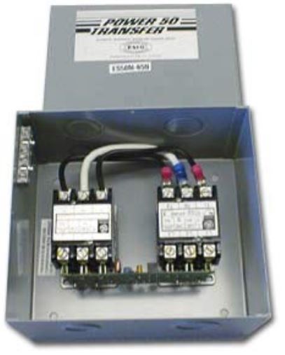 Elkhart Supply Power Transfer Switch, 120 V AC, 50 amp, 8-1/2 in Length x 4-1/2 in Width x 8-1/2 in Height - ES50M-65N