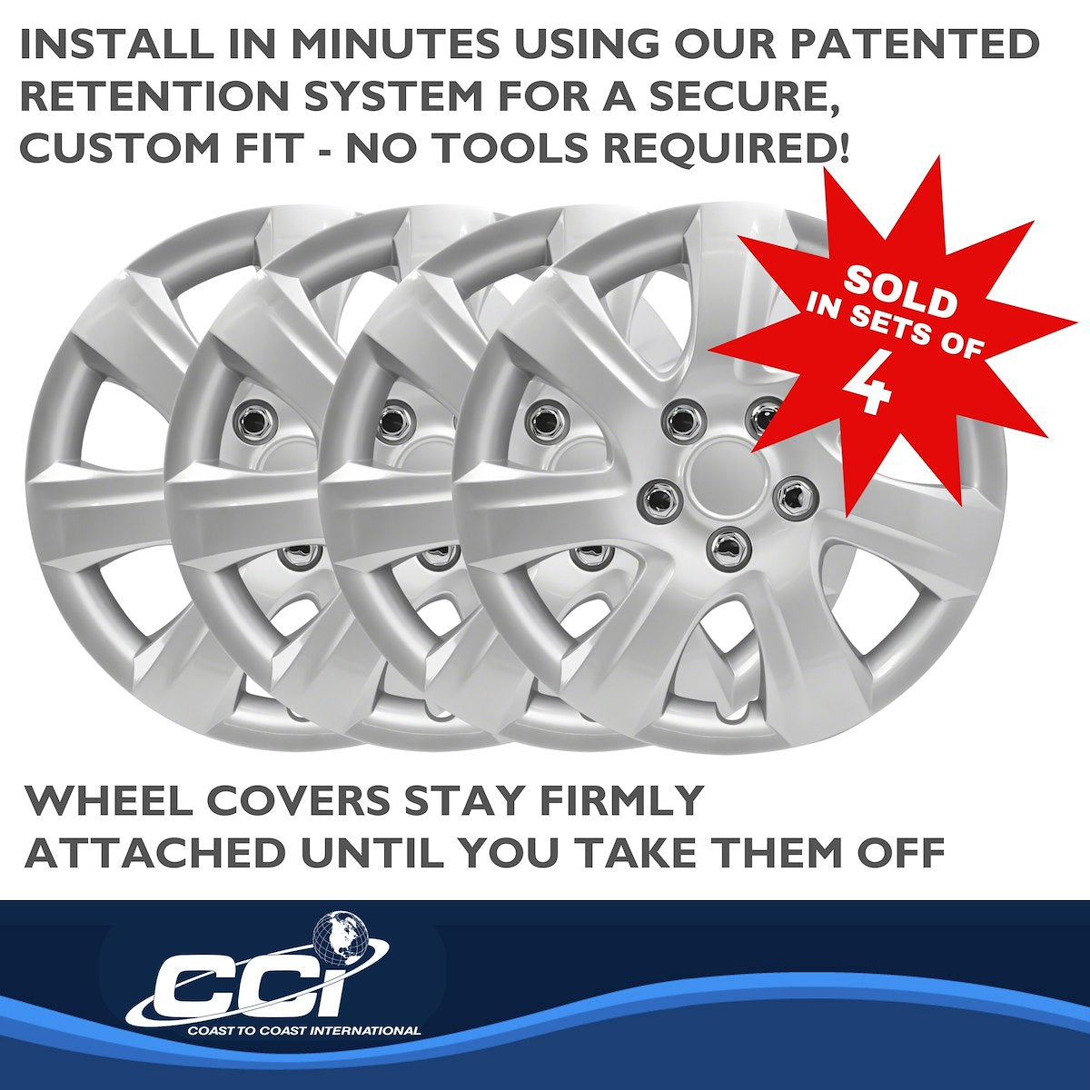Coast2Coast Universal Wheel Covers IWC44516S product image 5