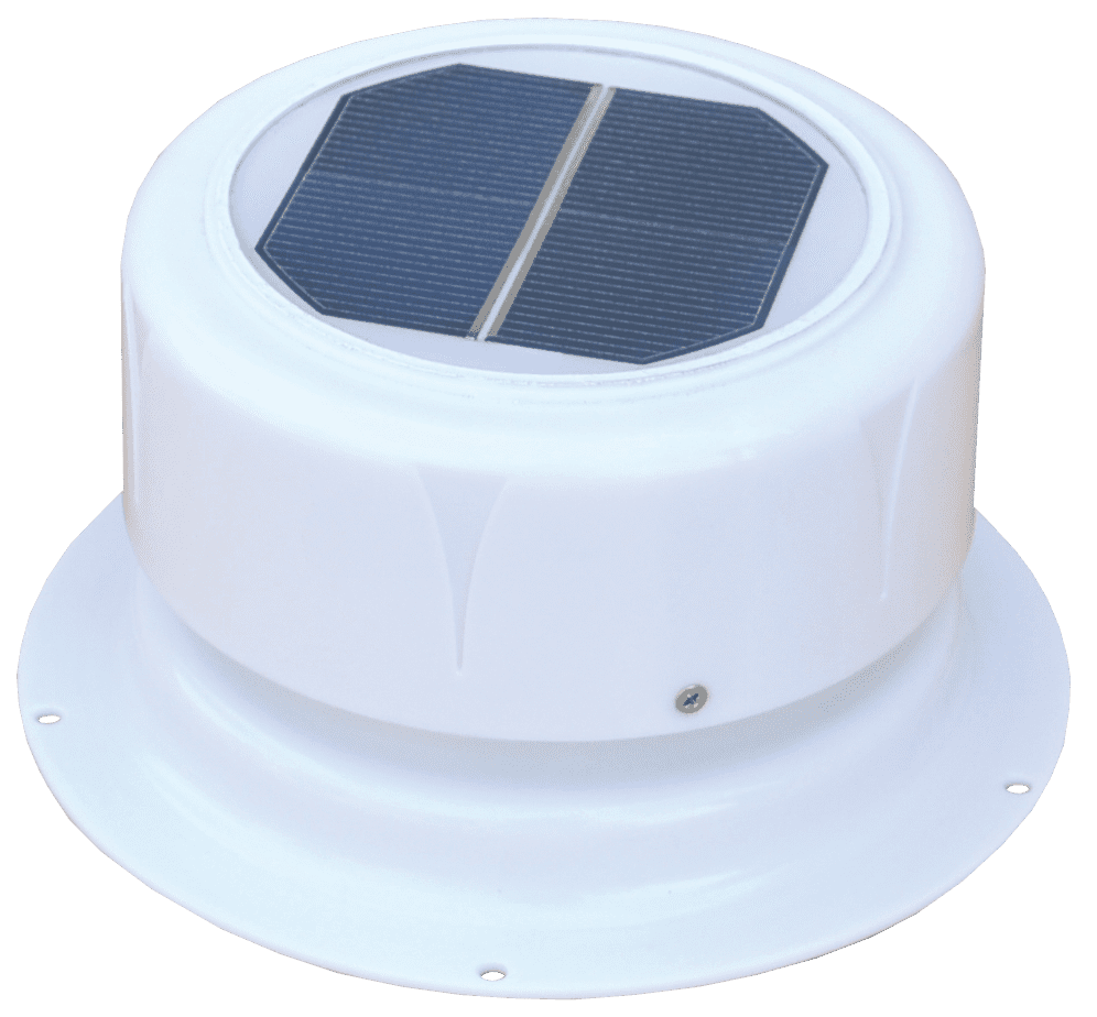 Ultra-Fab Products Sewer Vent, Solar Powered, White - 53-945001