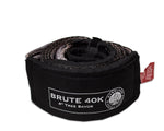 Overland Vehicle Systems Tow Strap, 4 in Width x 8 ft Length, Rated at 40,000 lb, Gray with Black Ends - 19079916