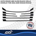 Coast2Coast Grille Insert, 2 Piece, Gloss Black - GI209BLK