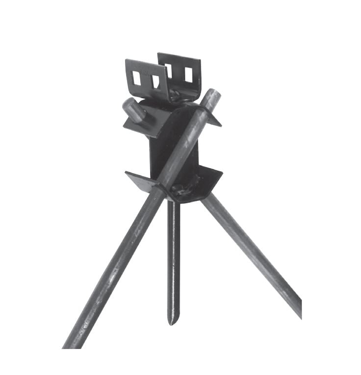 Tie Down Ground Anchor, 30 in Length, Black Painted - 59110