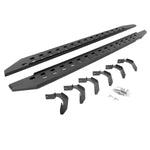 Go Rhino Running Board, RB20 Slim Line, Textured Powder Coated, Black - 69434680SPC