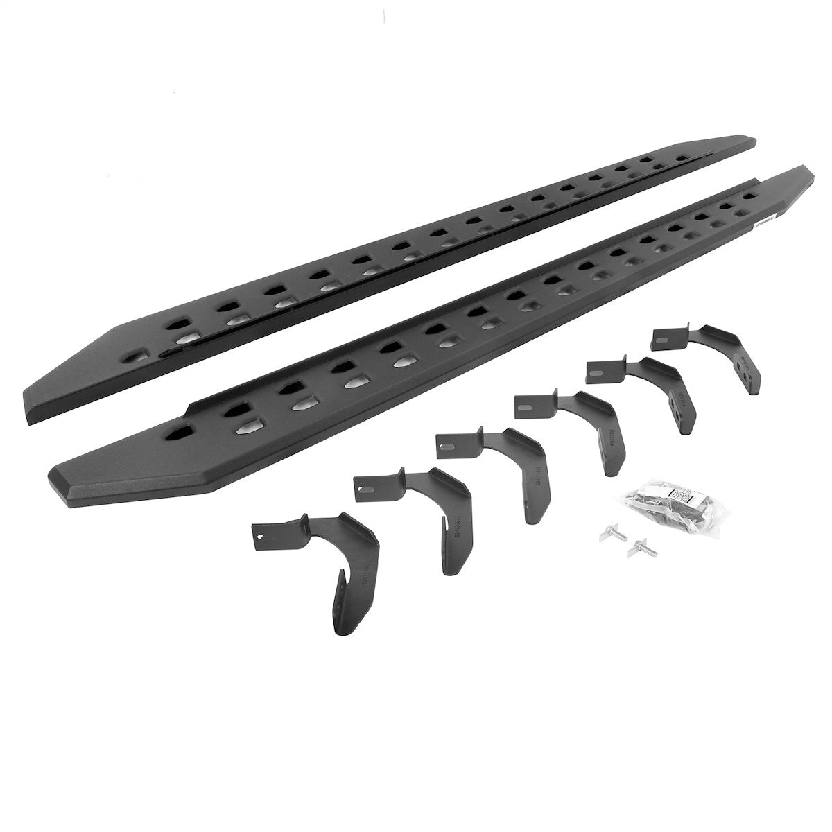 Go Rhino Running Board, RB20 Slim Line, Textured Powder Coated, Black - 69434680SPC