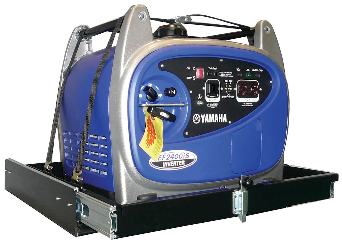 MOR/ryde Generator Tray, 250 lb Weight Capacity, Black - SP60-042