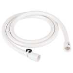 Dura Faucet Shower Head Hose, 60 in Length, White - DF-SA230-WT