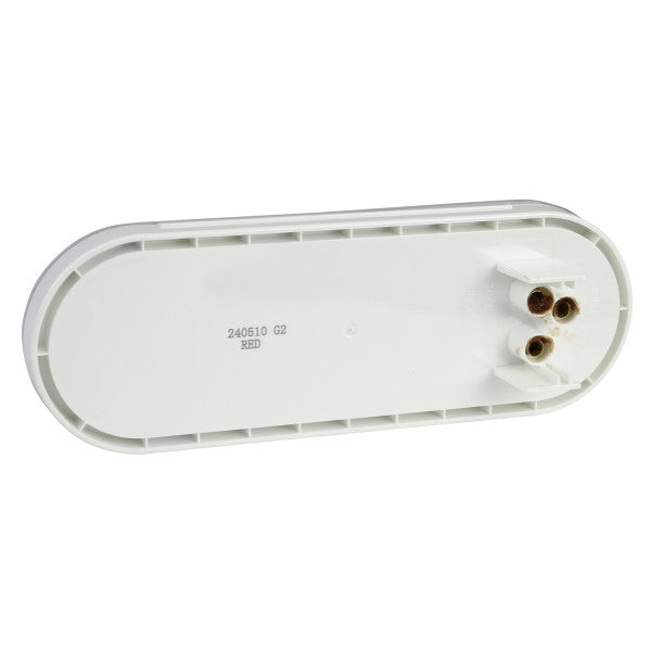 Grote Industries Tail Light Assembly, LED, Red Lens, White Housing - G6002-5