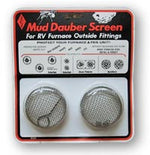 JCJ Enterprises Bug Screen - RV Appliance, 2-3/4 in Diameter x 1-1/4 in Height, Stainless Steel, Set of 2 - M-300