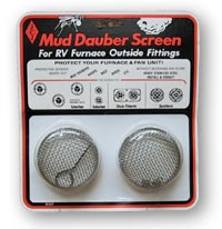 JCJ Enterprises Bug Screen - RV Appliance, 2-3/4 in Diameter x 1-1/4 in Height, Stainless Steel, Set of 2 - M-300