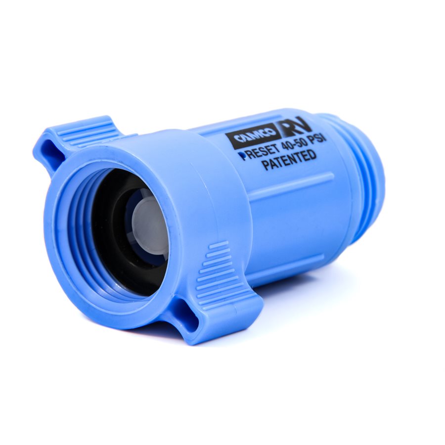 Camco Fresh Water Pressure Regulator, Preset Pressure Range of 40-50 PSI - 40143