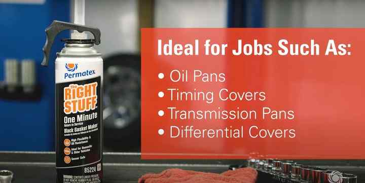 Permatex Gasket Maker, 7.5 oz Power Can, Black - 85224