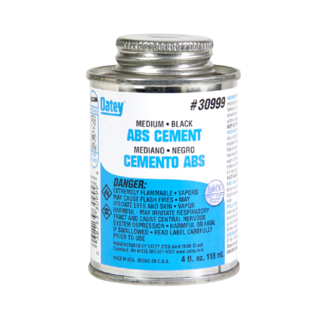 LaSalle Bristol Pipe Cement, Black, 8 oz - 7530889