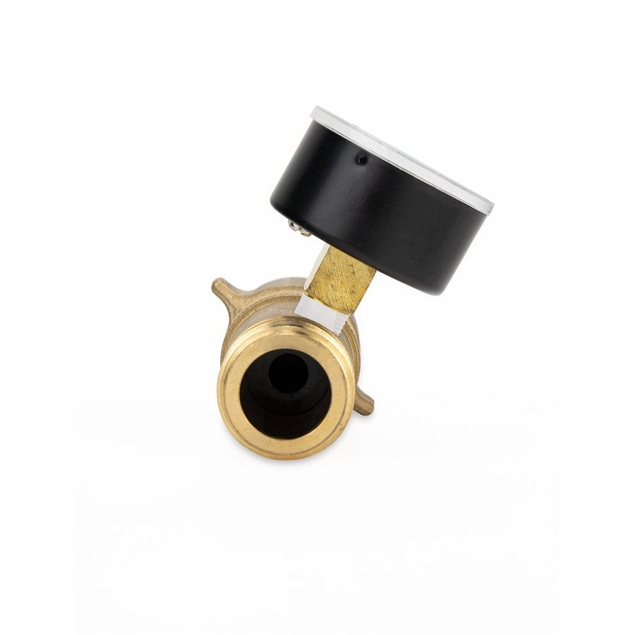 Camco Fresh Water Pressure Regulator, Brass, Preset Pressure Range of 40-50 PSI, Complies With CA and VT Regulations For Brass Content - 40064