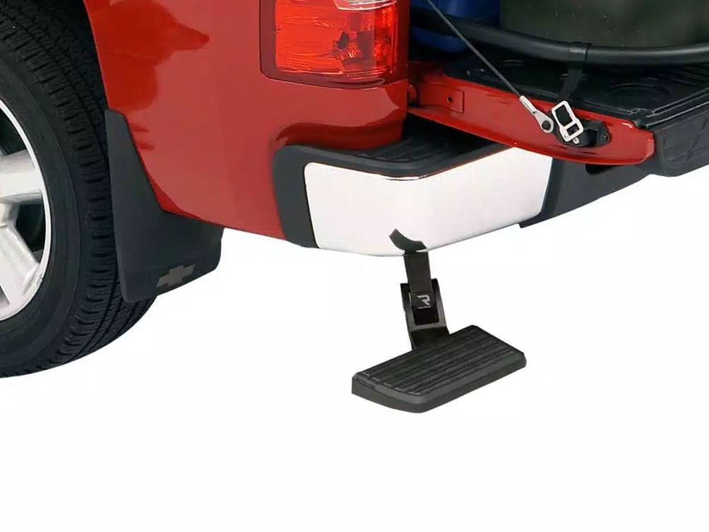 AMP Research Truck Step, 300 lb Weight Capacity, Black, Die Cast Aluminum - 75312-01A