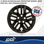 Coast2Coast Wheel Skins & Styled Wheel Covers IMP512BLK product image 3