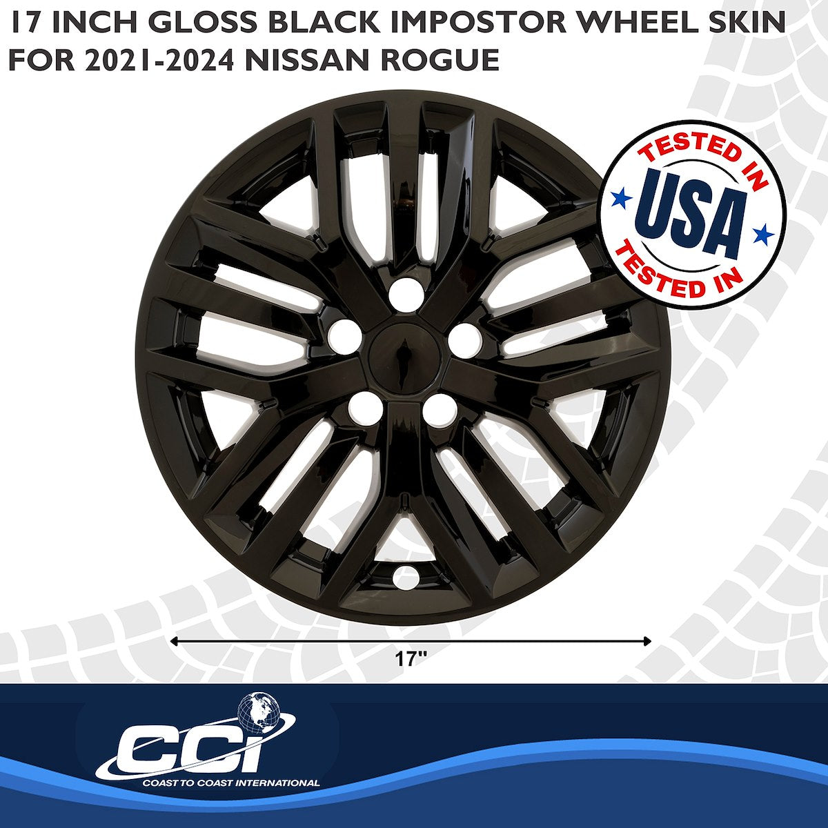 Coast2Coast Wheel Skins & Styled Wheel Covers IMP512BLK product image 3