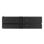 Minn Kota Trolling Motor Mount, MKA-62, Black, Aluminum - 1862052