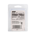 Camco Fresh Water Tank Drain Valve, Dual Hose Size To Fit 1/2 in or 3/4 in, With 3/8 in and 1/2 in Male NPT Thread - 22243
