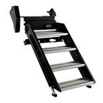 Lippert Entry Step, Solid Step  4.0, 4 Manual Fold-Up Steps, 30 in Width x 8-1/2 in Depth - 2024057001