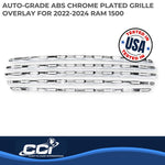 Coast2Coast Grille Insert, 5 Piece, Chrome Plated - GI189