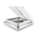 Camco Roof Vent, For 14 in x 14 in, White, Aluminum Base With Plastic Cover - 40480