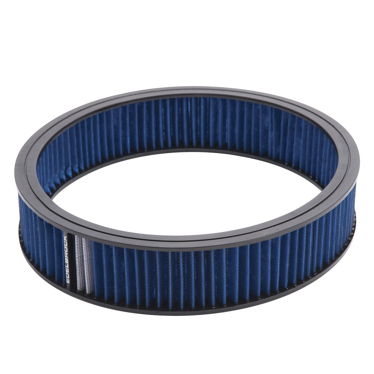 Edelbrock Air Filter, 14 in Diameter x 3 in Tall, Blue - 43667