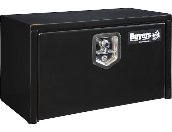 Buyers Products Tool Box, 1 Recessed Drop Door, Black, Steel - 1703350